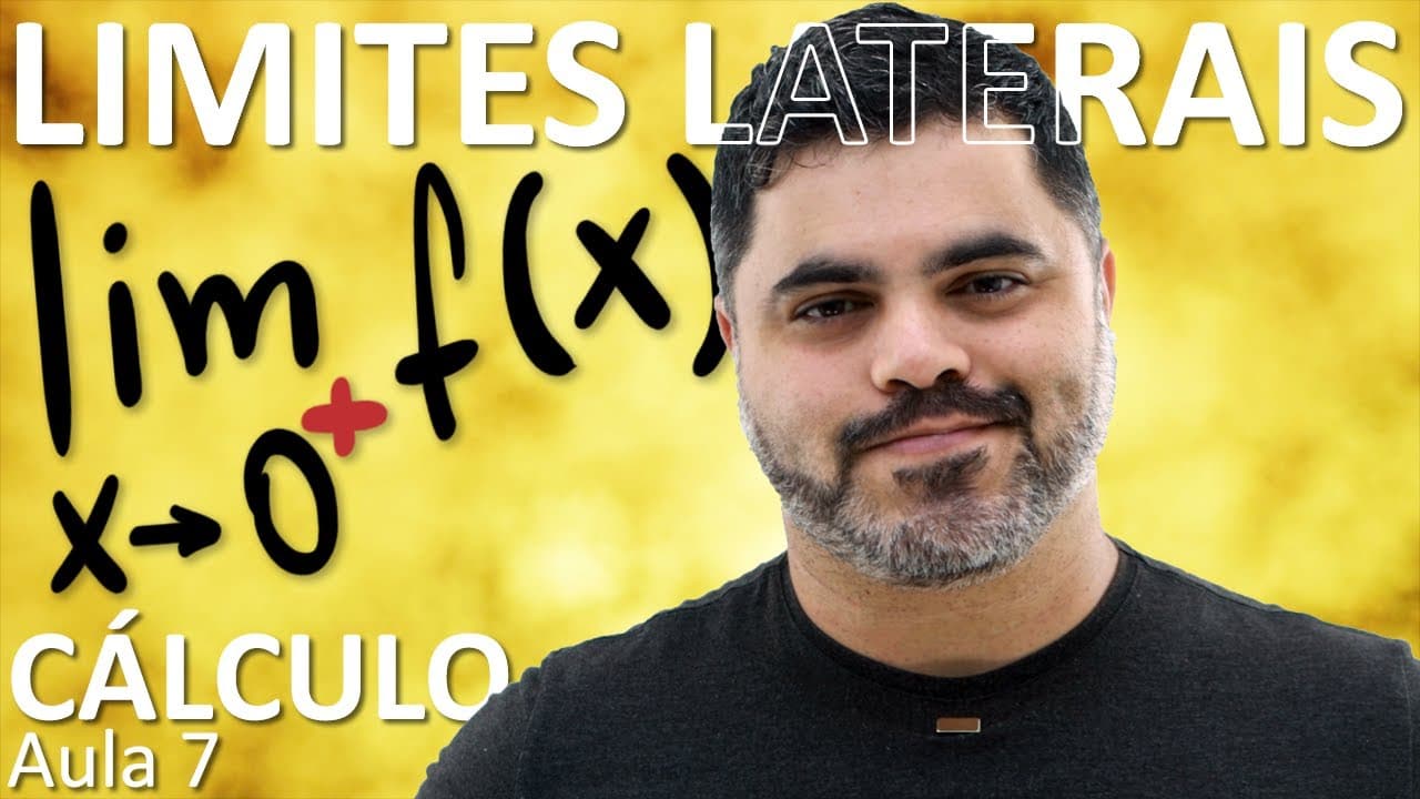 Thumbnail: 🟡 LIMITES LATERAIS (x tende pela esquerda ou direita) | Curso de Cálculo 1 | Aula 7