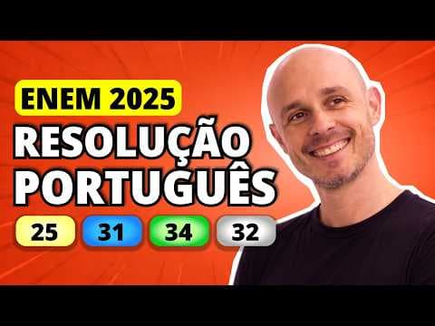 Thumbnail da aula: ENEM 2025 Linguagens – Questão 25 | Nesse texto, a autora aborda diferentes sentidos da palavra