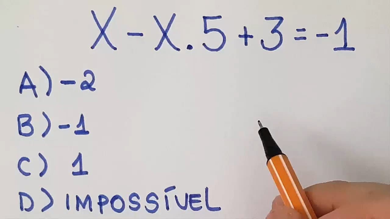 Thumbnail: 🔥 HELP MATEMÁTICA BÁSICA - Equação do Primeiro Grau #89