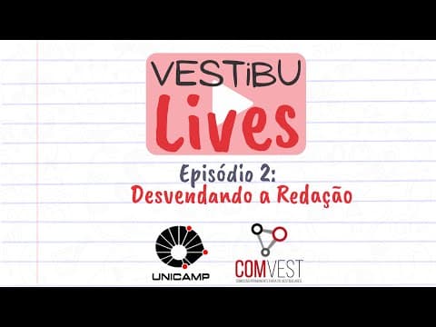 Thumbnail da aula: VestibuLives: Desvendando a Redação