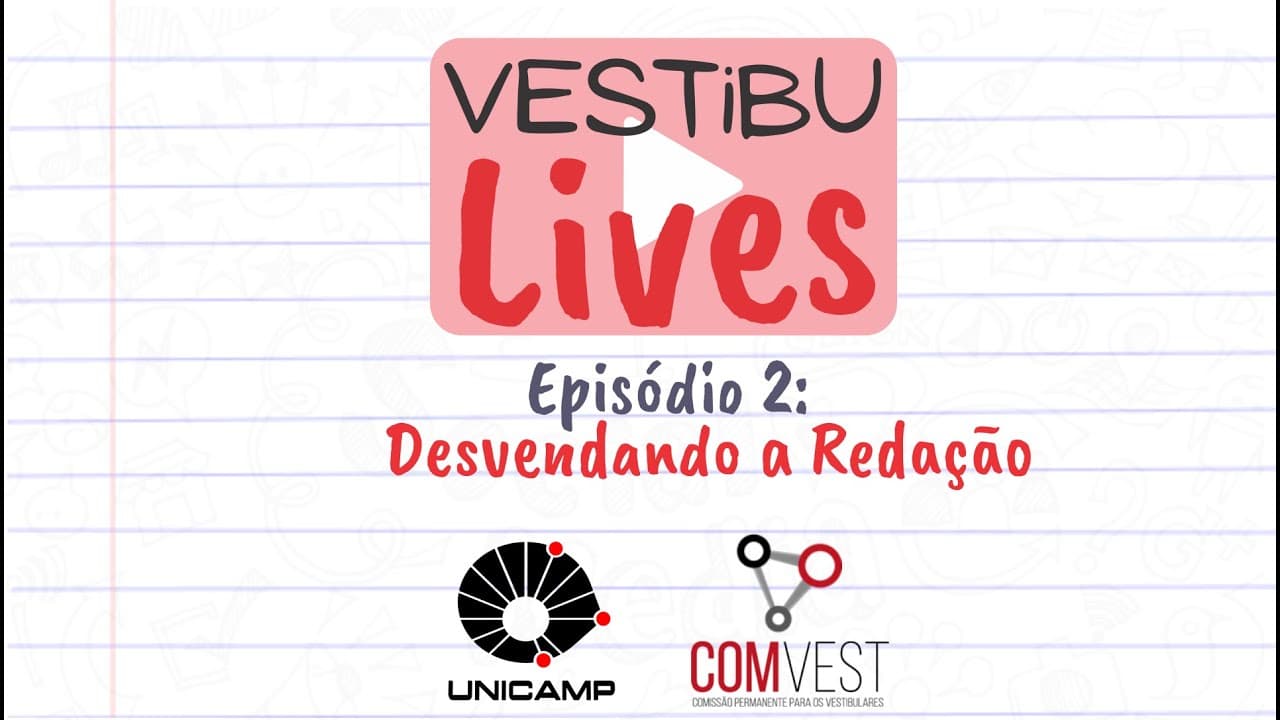 Thumbnail: VestibuLives: Desvendando a Redação