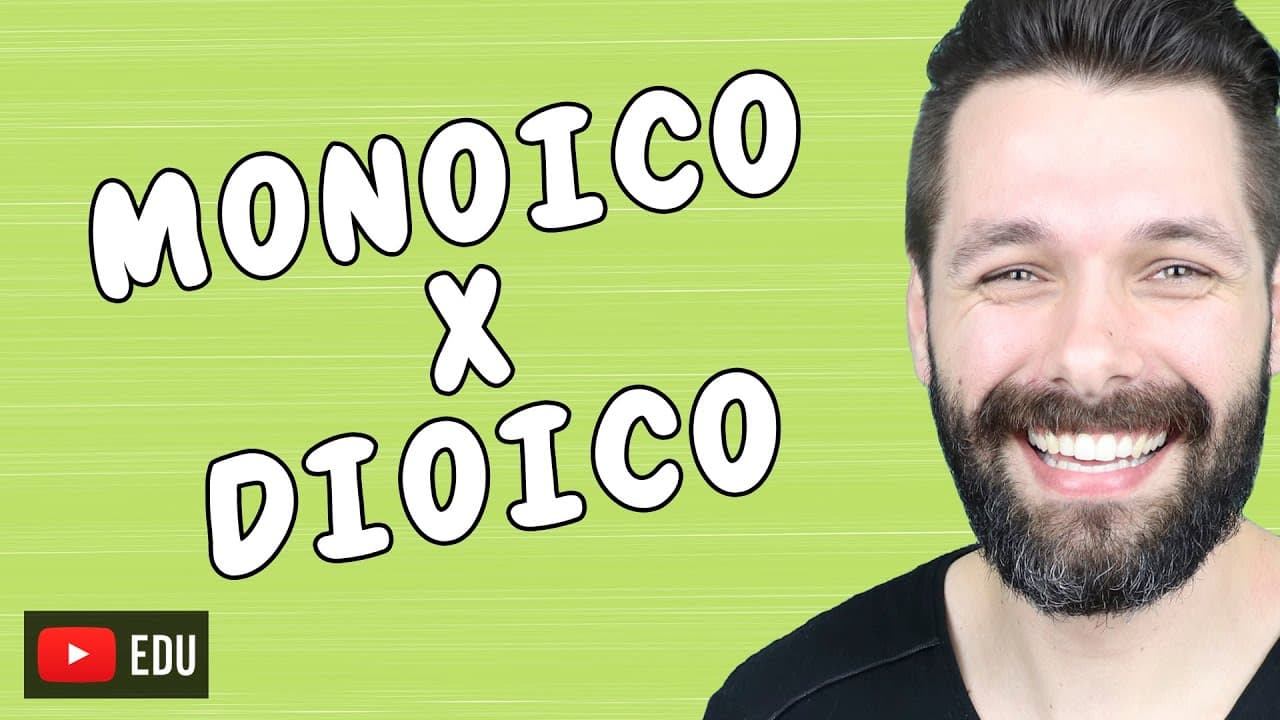 Thumbnail: MONOICO E DIOICO | Biologia com Samuel Cunha