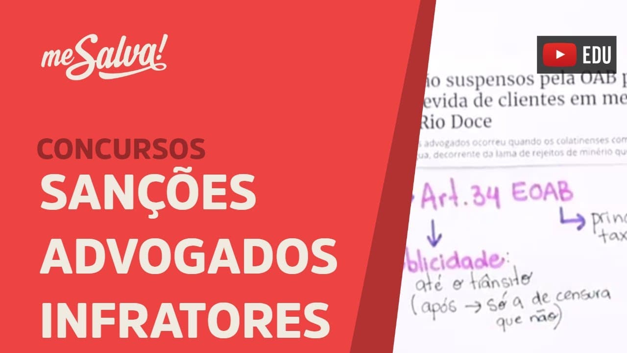 Thumbnail: Me Salva! OABB04 - Advogados infratores