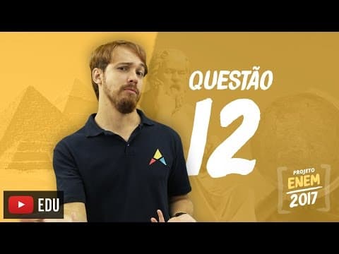 Thumbnail da aula: Enem 2016 - Ciências Humanas | Questão 12 (Caderno Branco)