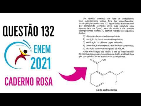 Thumbnail da aula: ENEM 2021 | Um técnico analisou um lote de analgésicos que supostamente estava fora das