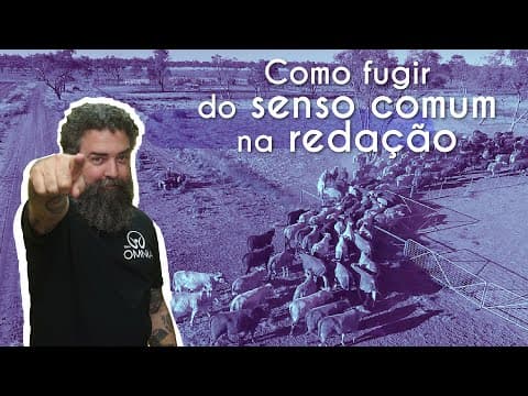 Thumbnail da aula: Como fugir do senso comum nas redações? - Brasil Escola