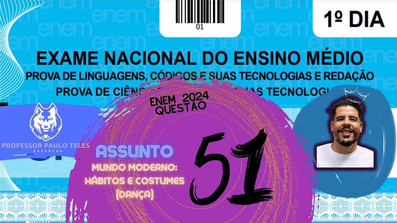 Thumbnail: Resolução da Questão 51