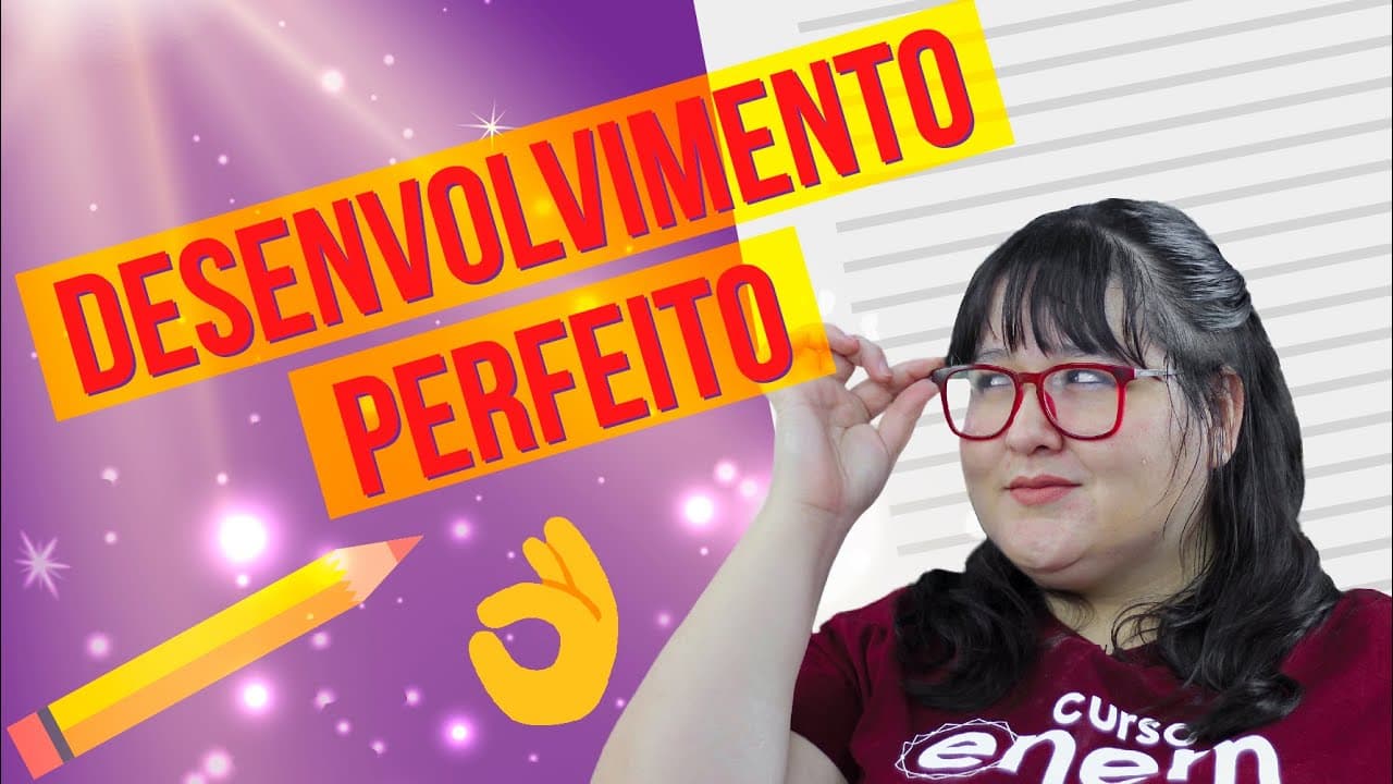 Thumbnail: COMO ESCREVER O DESENVOLVIMENTO DA REDAÇÃO DO ENEM