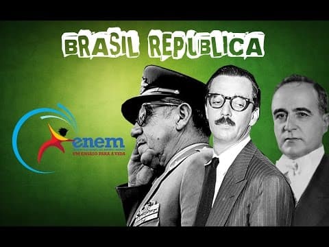 Thumbnail da aula: Aulão de Brasil República para o ENEM