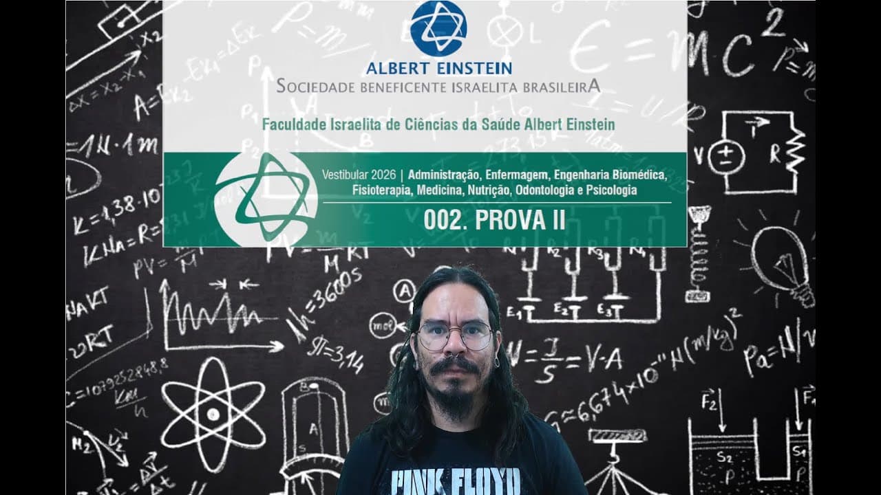 Thumbnail: Einstein 2026 (PROVA II) - QUESTÂO 03