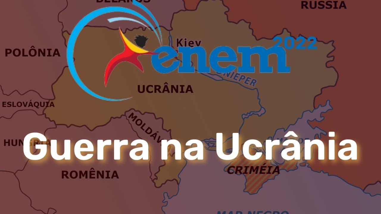 Thumbnail: Correção do ENEM 2022 - Guerra na Ucrânia
