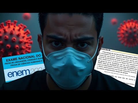 Thumbnail da aula: TUDO o que você PRECISA SABER sobre COVID para o ENEM