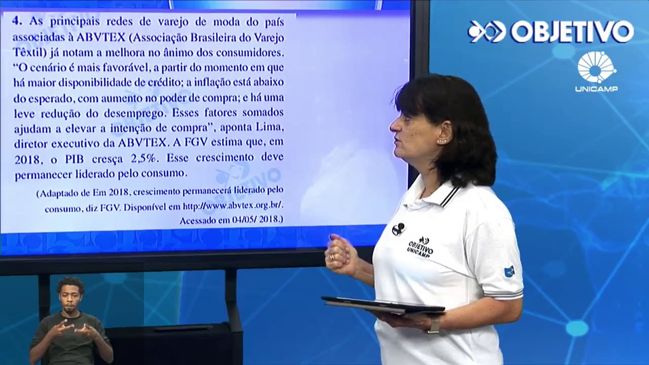 Thumbnail: Resolução Comentada - Redação e Língua Portuguesa - UNICAMP - 2ª Fase - 1º Dia - 2019