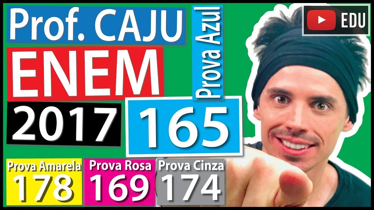 Thumbnail: [ENEM 2017] 165 📘 INTERPRETAÇÃO DE GRÁFICOS O resultado de uma pesquisa eleitoral, sobre a