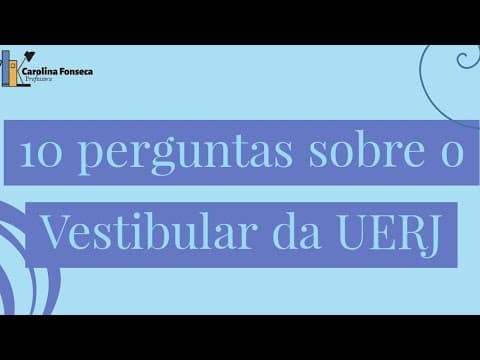 Thumbnail da aula: 10 Perguntas sobre a Redação da UERJ