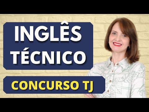 Thumbnail da aula: PROVA TRIBUNAL DE JUSTIÇA - INGLÊS PARA CONCURSO