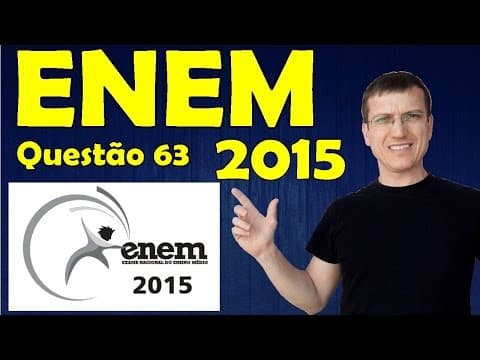 Thumbnail da aula: ENEM 2015 - QUESTÃO 63 - PROVA AZUL - FISICA - Prof. Marcelo Boaro