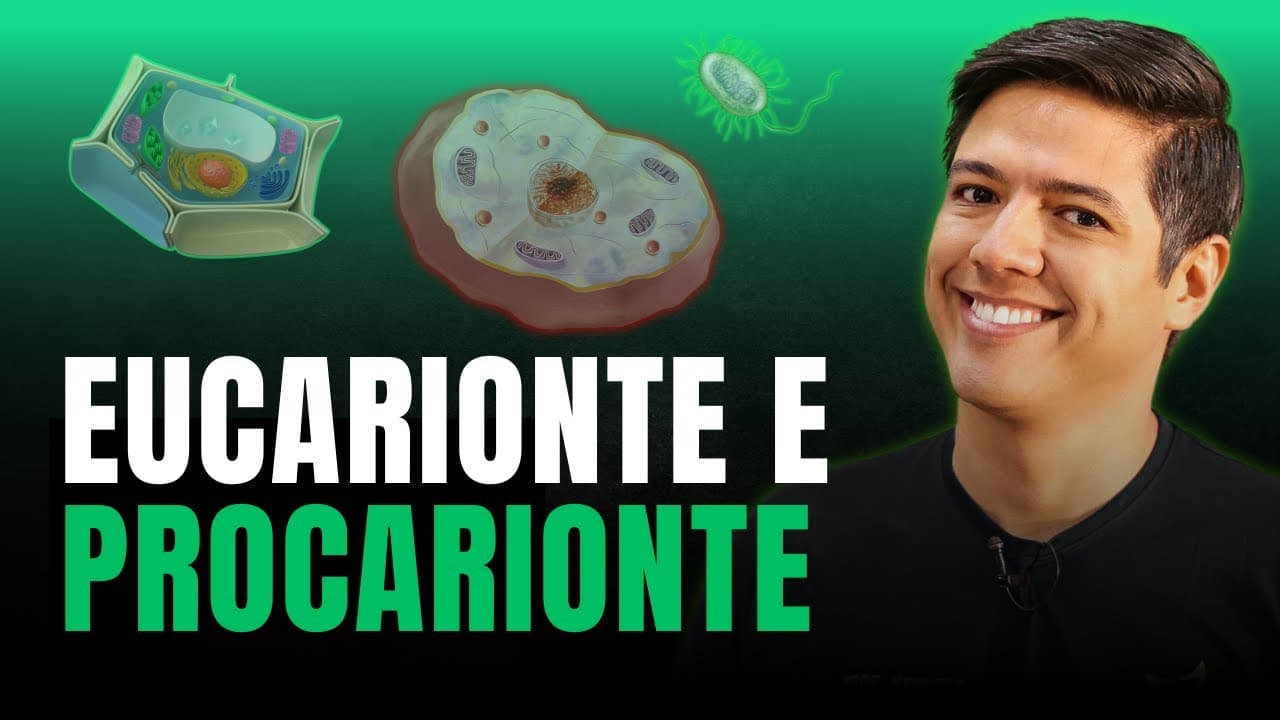 Thumbnail: CÉLULAS EUCARIONTES E PROCARIONTES - DIFERENÇAS | Biologia com Kennedy Ramos