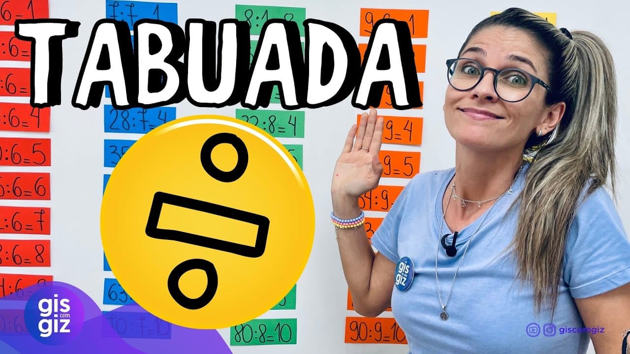 Thumbnail: TABUADA DA DIVISÃO  \Prof. Gis/