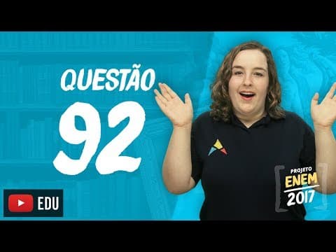 Thumbnail da aula: Enem 2016 - Linguagens | Questão 92 - Espanhol (Caderno Rosa)