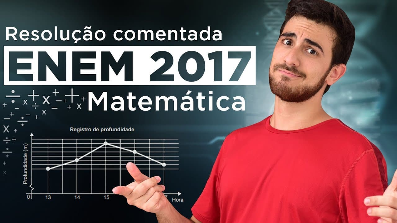 Thumbnail: Resolução do ENEM 2017 (Matemática) - Profundidade do Rio | Questão 12/45