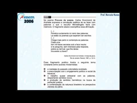 Thumbnail da aula: Enem 2006: metalinguagem.