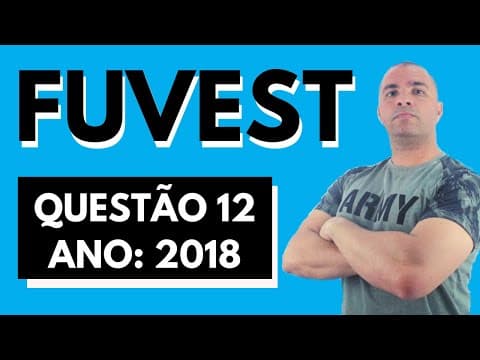 Thumbnail da aula: [FUVEST 2018/Q12] Uma das substâncias utilizadas em desinfetantes comerciais é o perácido de fórmula