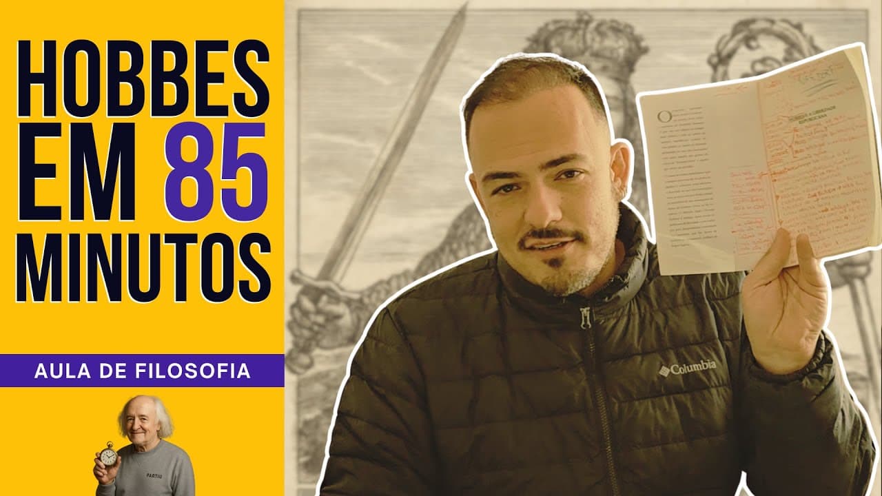 Thumbnail: THOMAS HOBBES E O LEVIATÃ | Estado de Natureza, Contrato Social e Liberdade