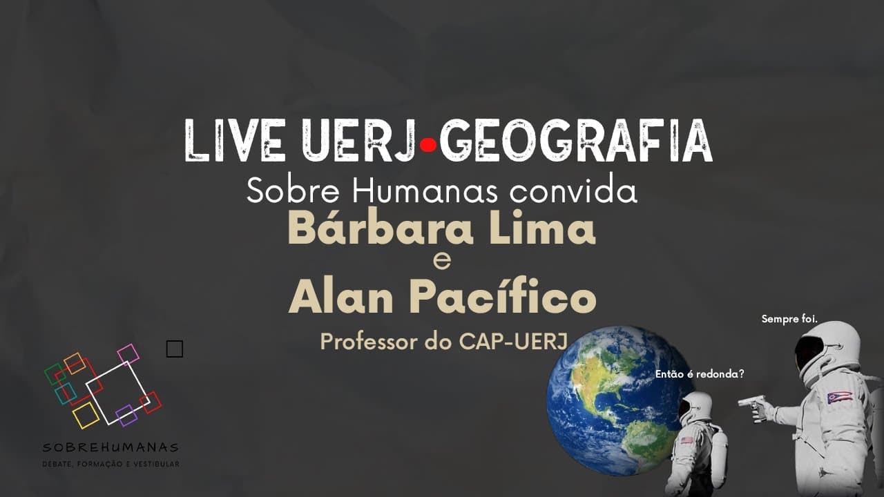 Thumbnail: Imaginação Geográfica no vestibular da UERJ 2021 com Alan Pacífico