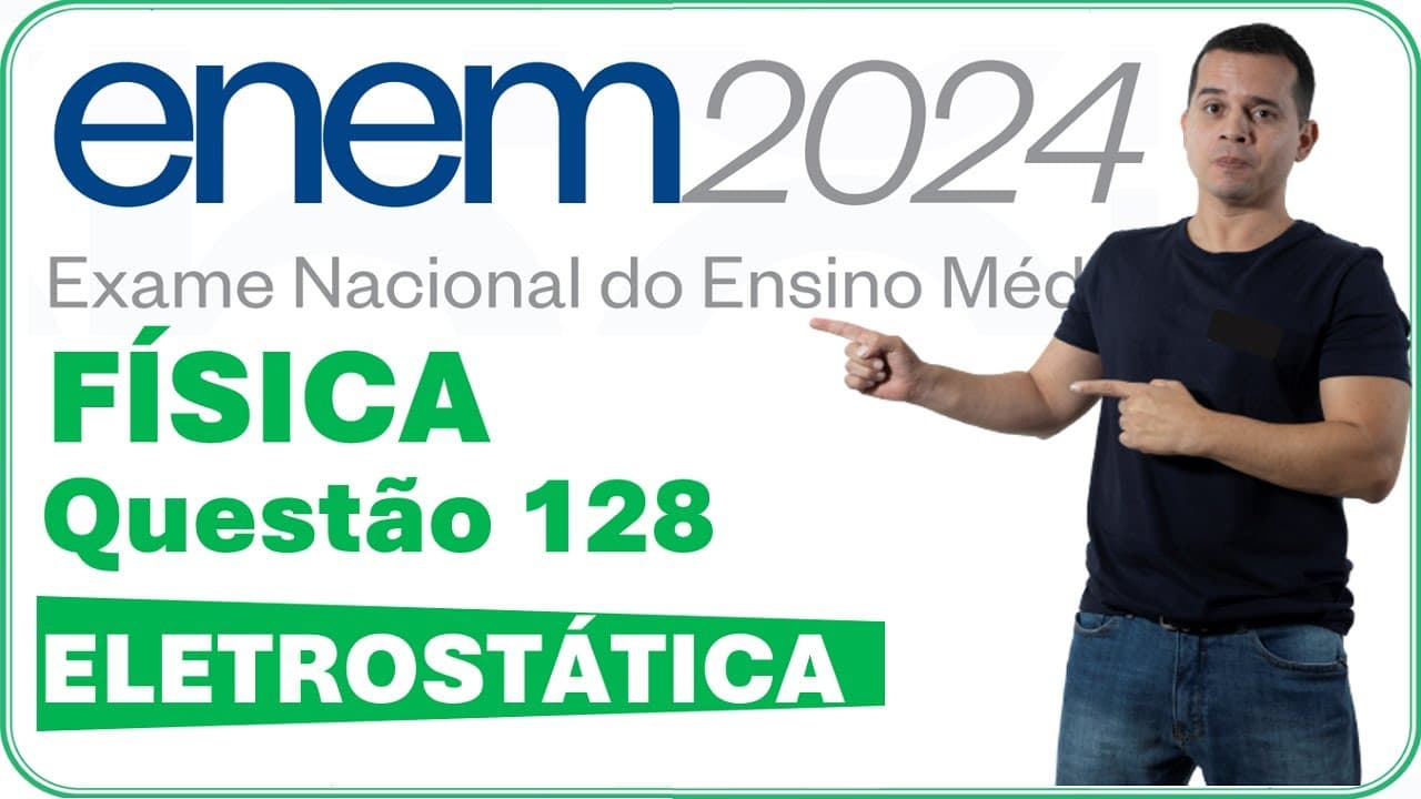 Thumbnail: ENEM 2024 | QUESTÃO 128 | EM UM EXPERIMENTO DE LABORATÓRIO, DUAS BARRSA METÁLICAS, A E B