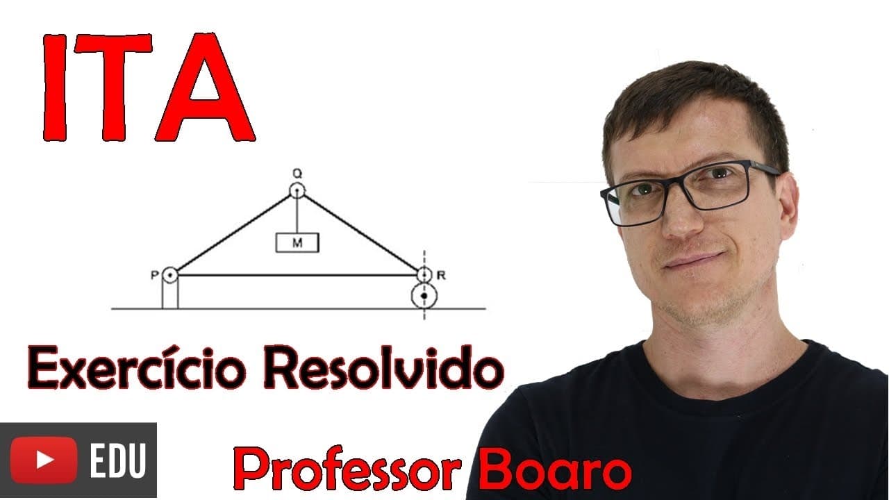 Thumbnail: EQUILÍBRIO DE UM CORPO - APROFUNDAMENTO de FÍSICA - ITA - Professor Boaro - VÍDEO AULA nº34