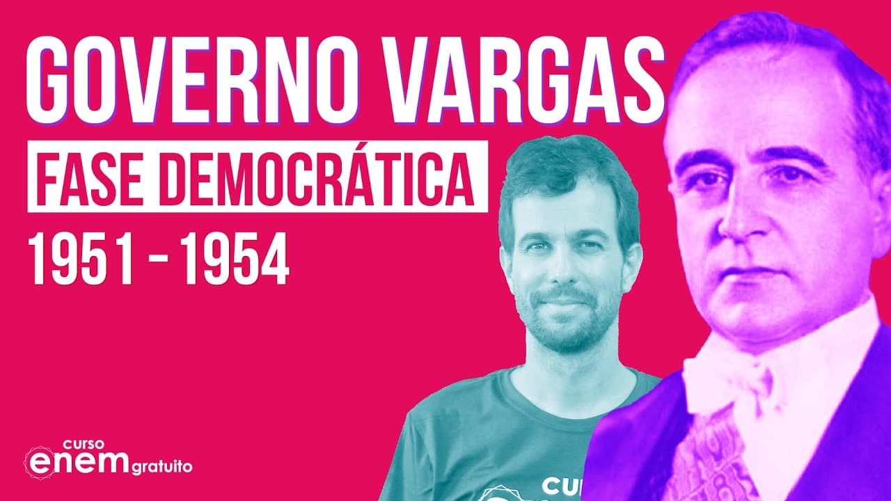 Thumbnail: GOVERNO VARGAS: FASE DEMOCRÁTICA (1951 – 1954) | Resumo de História do Brasil para o Enem