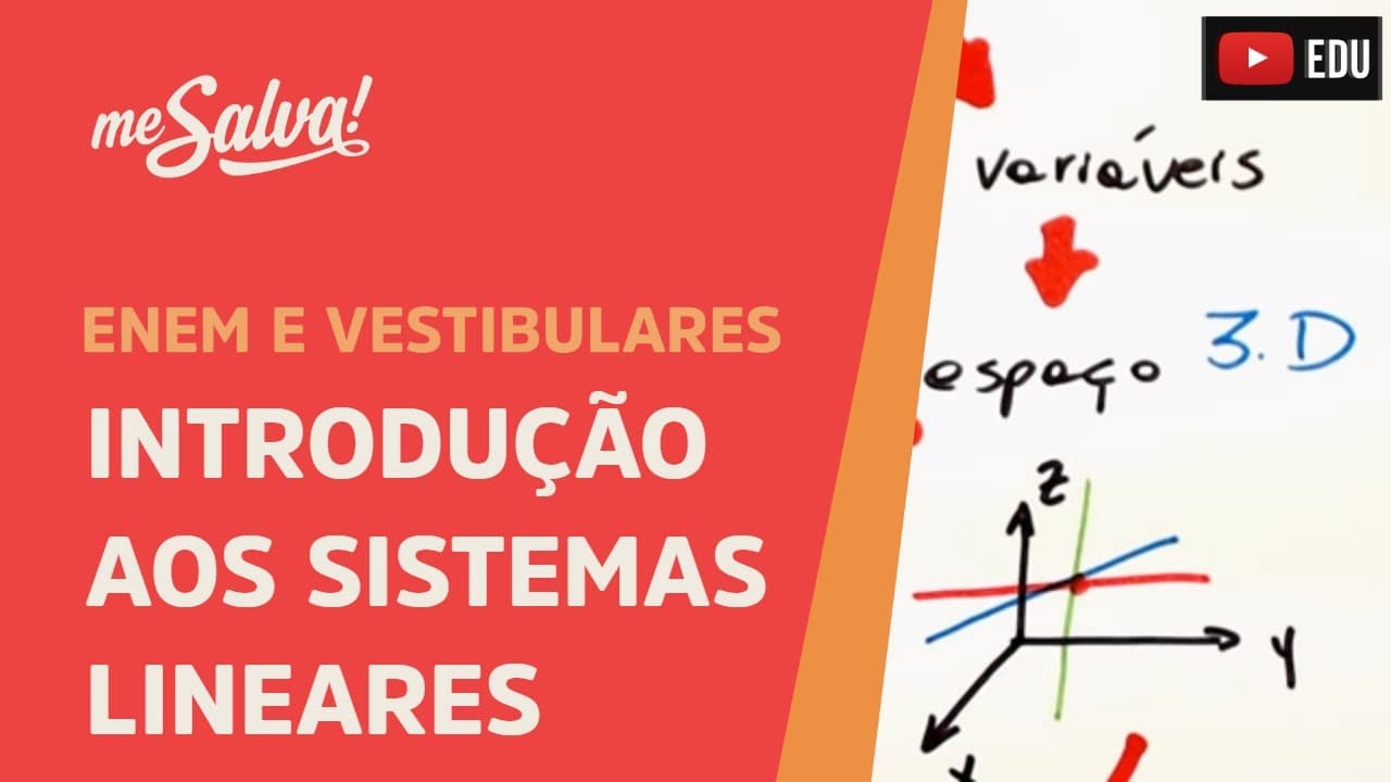 Thumbnail: Introdução aos Sistemas Lineares | ENEM e Vestibulares | Me Salva!