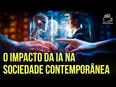 Thumbnail da aula: E se os IMPACTOS DA IA NA SOCIEDADE for tema de redação do ENEM 2025?