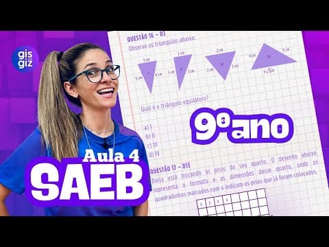 Thumbnail da aula: SAEB 9º ANO MATEMÁTICA | SIMULADO PREPARATÓRIO SAEB #4