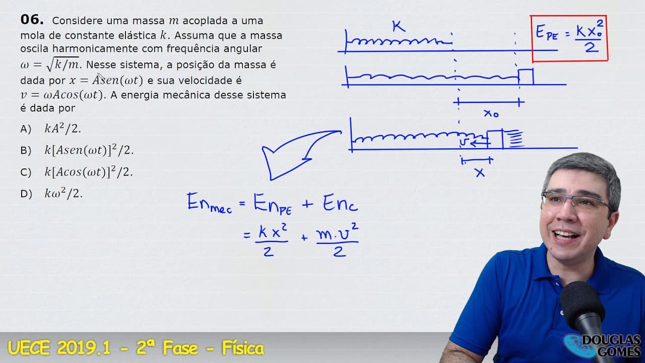 Thumbnail: Correção/resolução Vestibular UECE 2019.1 FASE 2 Q.06