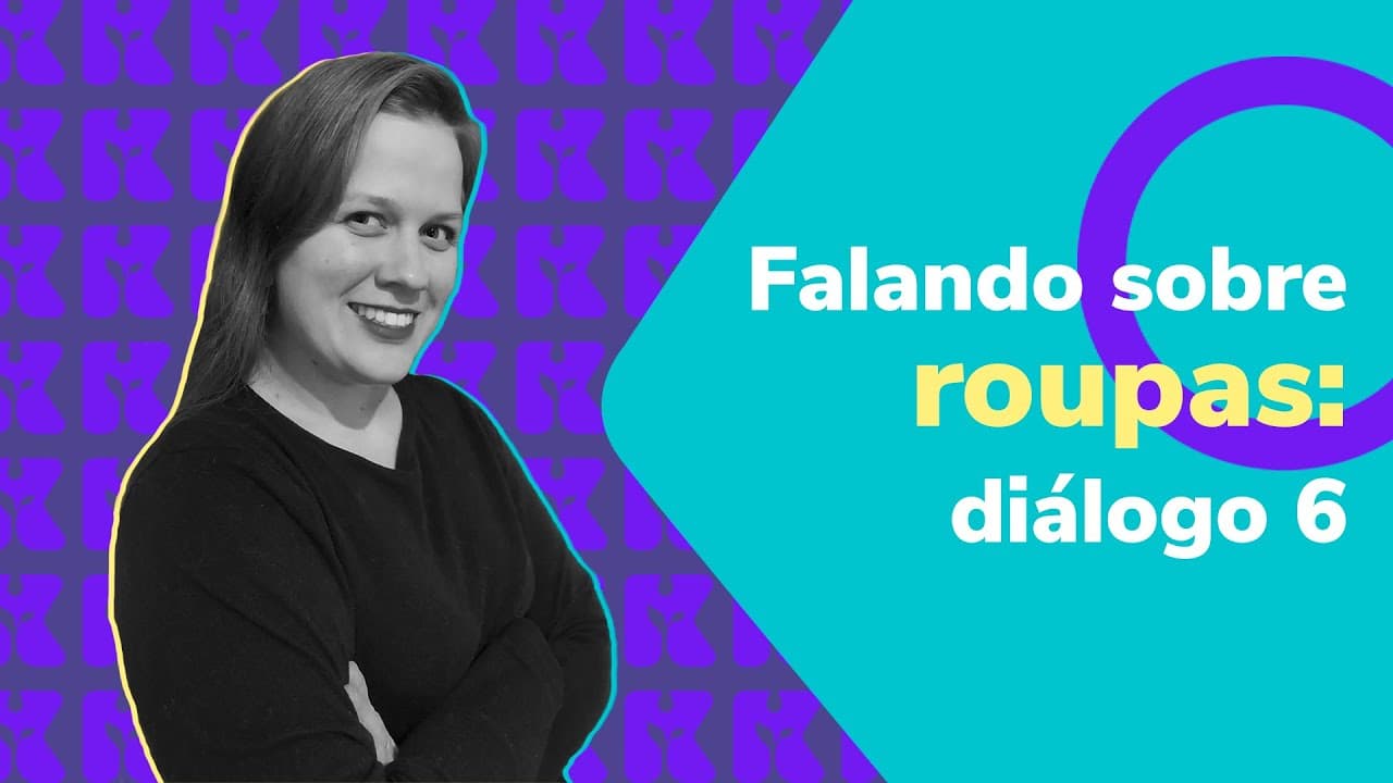 Thumbnail: Falando sobre roupas: diálogo 6 | Alemão | Aula #72