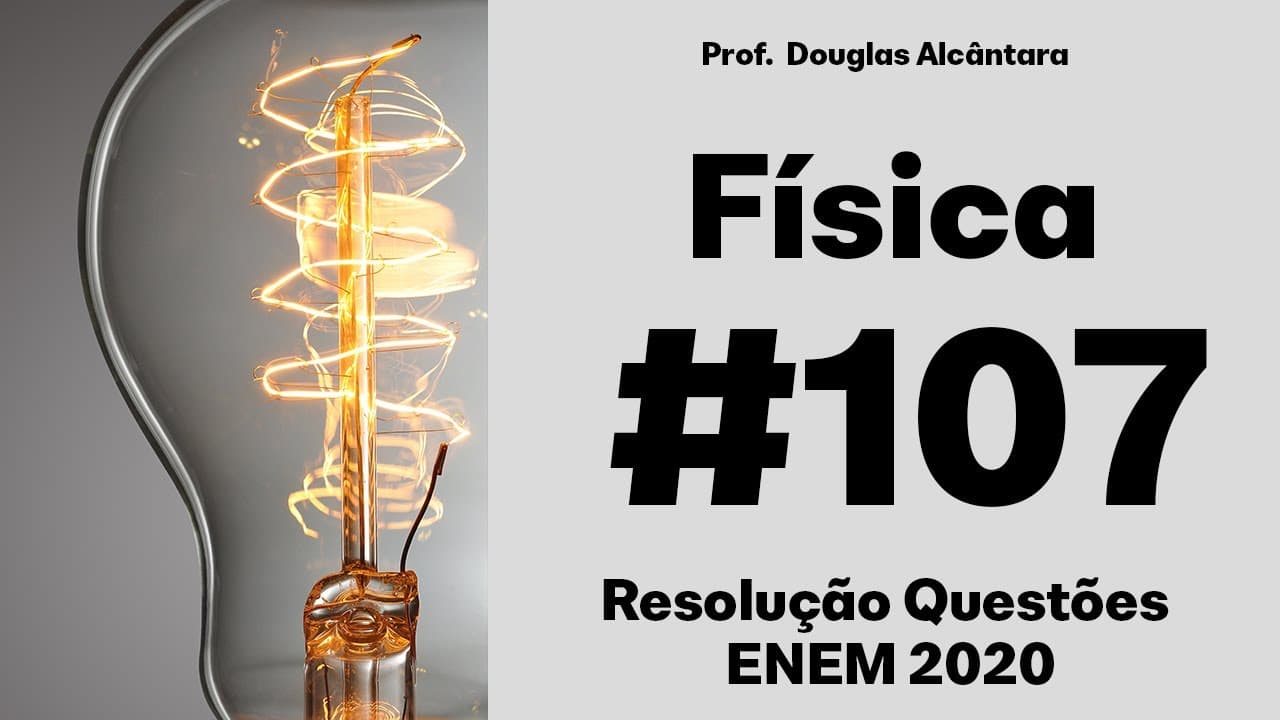Thumbnail: ENEM 2020 - A Torre Eiffel, com seus 324 metros de altura, feita com treliças de ferro, pesava 7300
