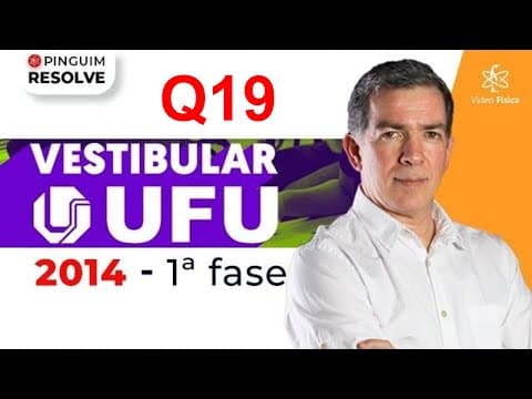 Thumbnail da aula: UFU 2014 - Uma pessoa dispõe de um motor - Física - Professor Pinguim