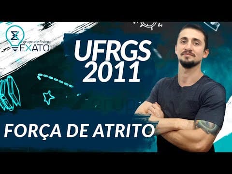 Thumbnail da aula: RESOLVIDA - (UFRGS – 2011)  Um cubo maciço e homogêneo, cuja massa é de 1,0 kg, está em repouso ...
