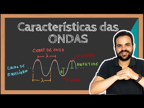 Thumbnail da aula: Características das ondas - Período, Frequência, comprimento de onda e velocidade de propagação