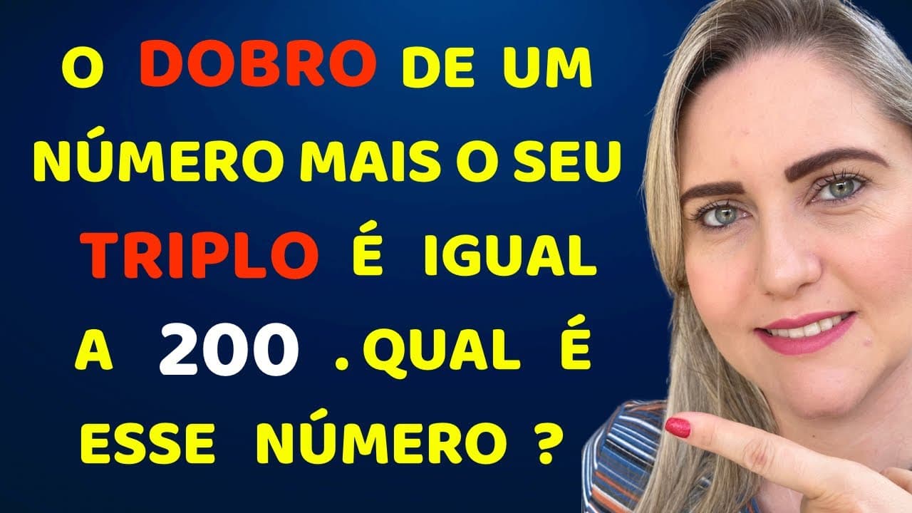Thumbnail: CONSEGUE DESCOBRIR O NÚMERO ??? Matemática básica todo dia.📚🚀