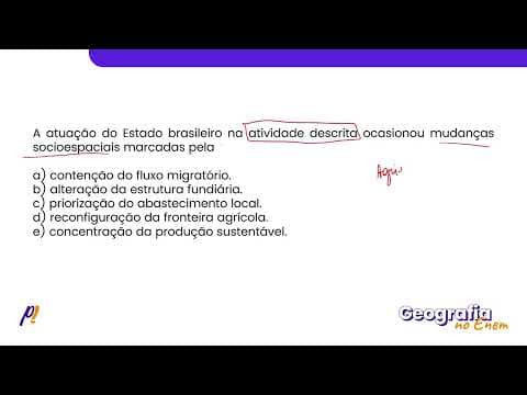 Thumbnail da aula: ENEM DIGITAL 2020 - A EVOLUÇÃO DA INDUSTRIALIZAÇÃO  | Somada à produção voltada para o mercado ..