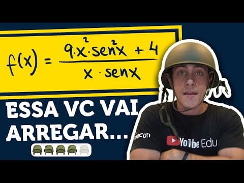 Thumbnail da aula: Encontre o MENOR valor da função! (Matemática: Desigualdade das Médias e Funções)