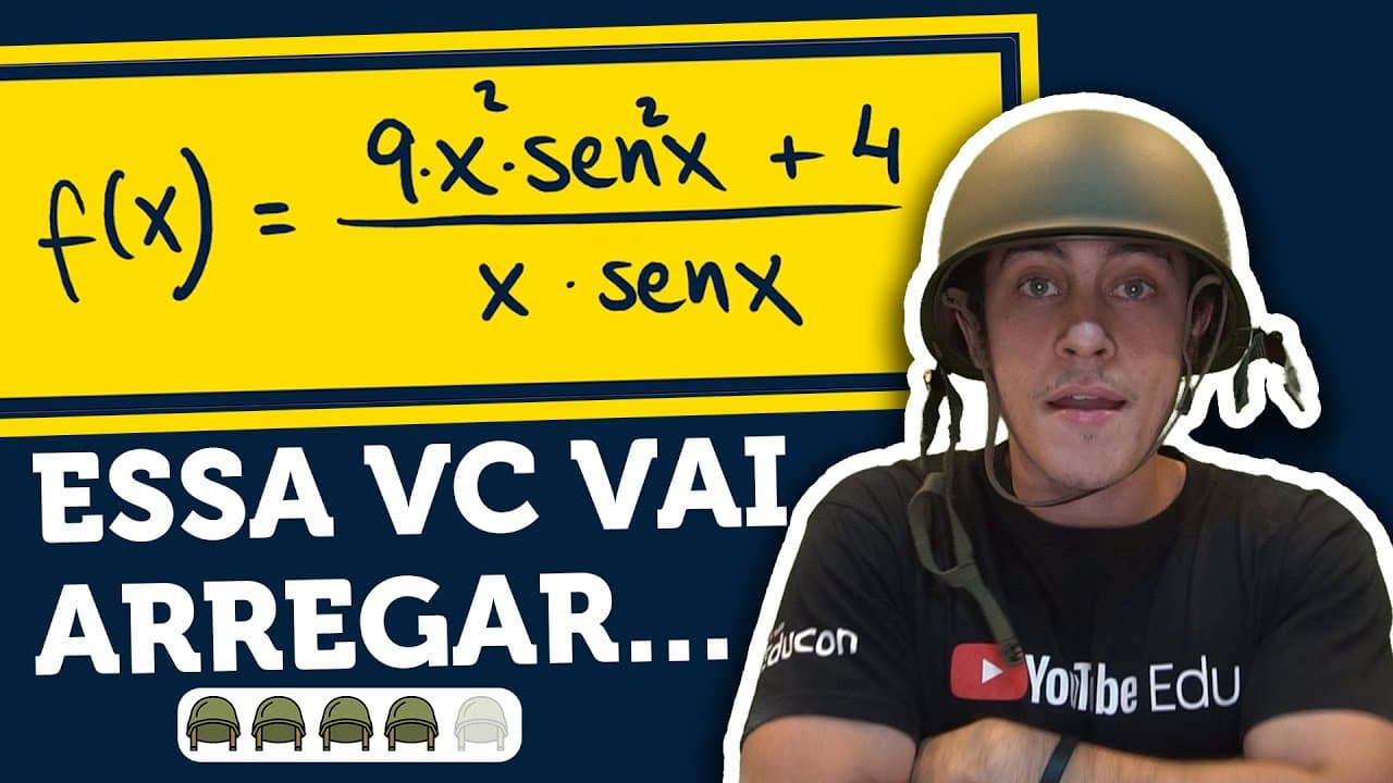 Thumbnail: Encontre o MENOR valor da função! (Matemática: Desigualdade das Médias e Funções)