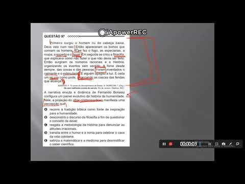 Thumbnail da aula: Questão 97 (linguagens) - ENEM 2015.