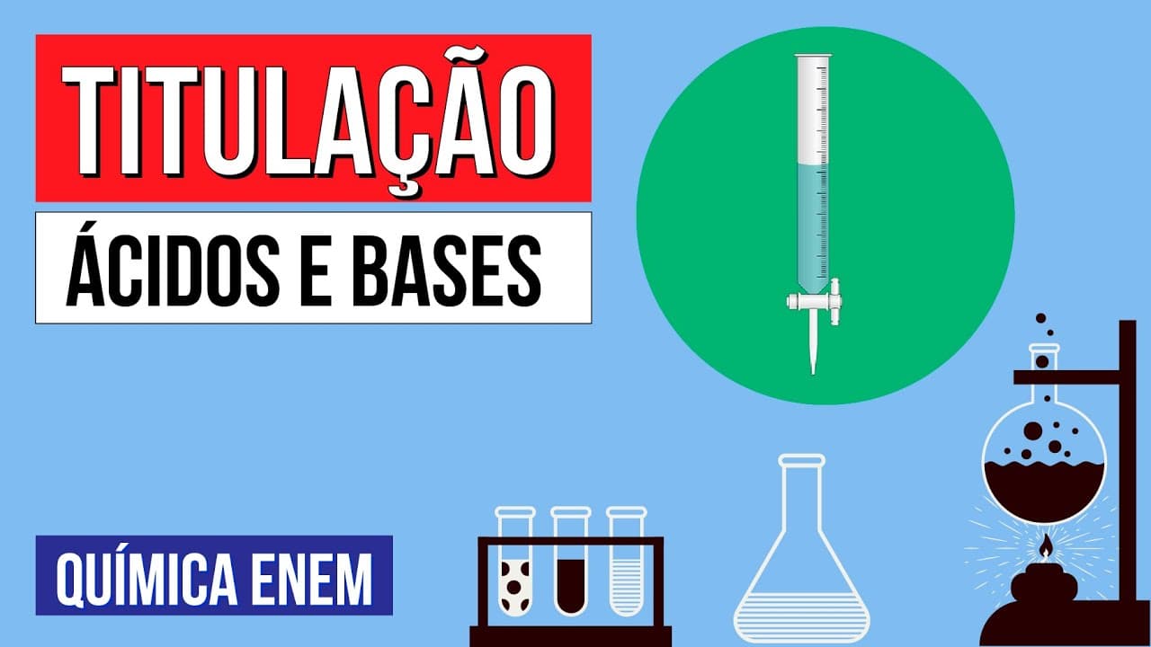 Thumbnail: TITULAÇÃO: ácidos e bases | RESUMO DE QUÍMICA ENEM. Professor Felipe Sobis