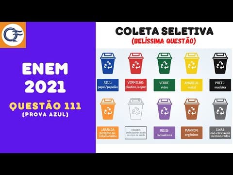 Thumbnail da aula: ENEM 2021 (primeira aplicação) - QUESTÃO 111: UMA ESCOLA INICIOU O PROCESSO PARA IMPLANTAÇÃO ...