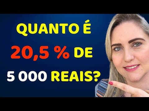 Thumbnail da aula: PORCENTAGEM COM VÍRGULA !!! Matemática básica todo dia.📚🚀