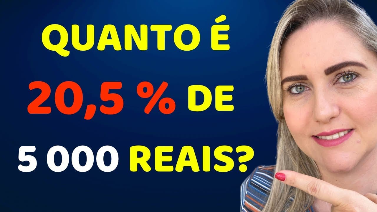 Thumbnail: PORCENTAGEM COM VÍRGULA !!! Matemática básica todo dia.📚🚀